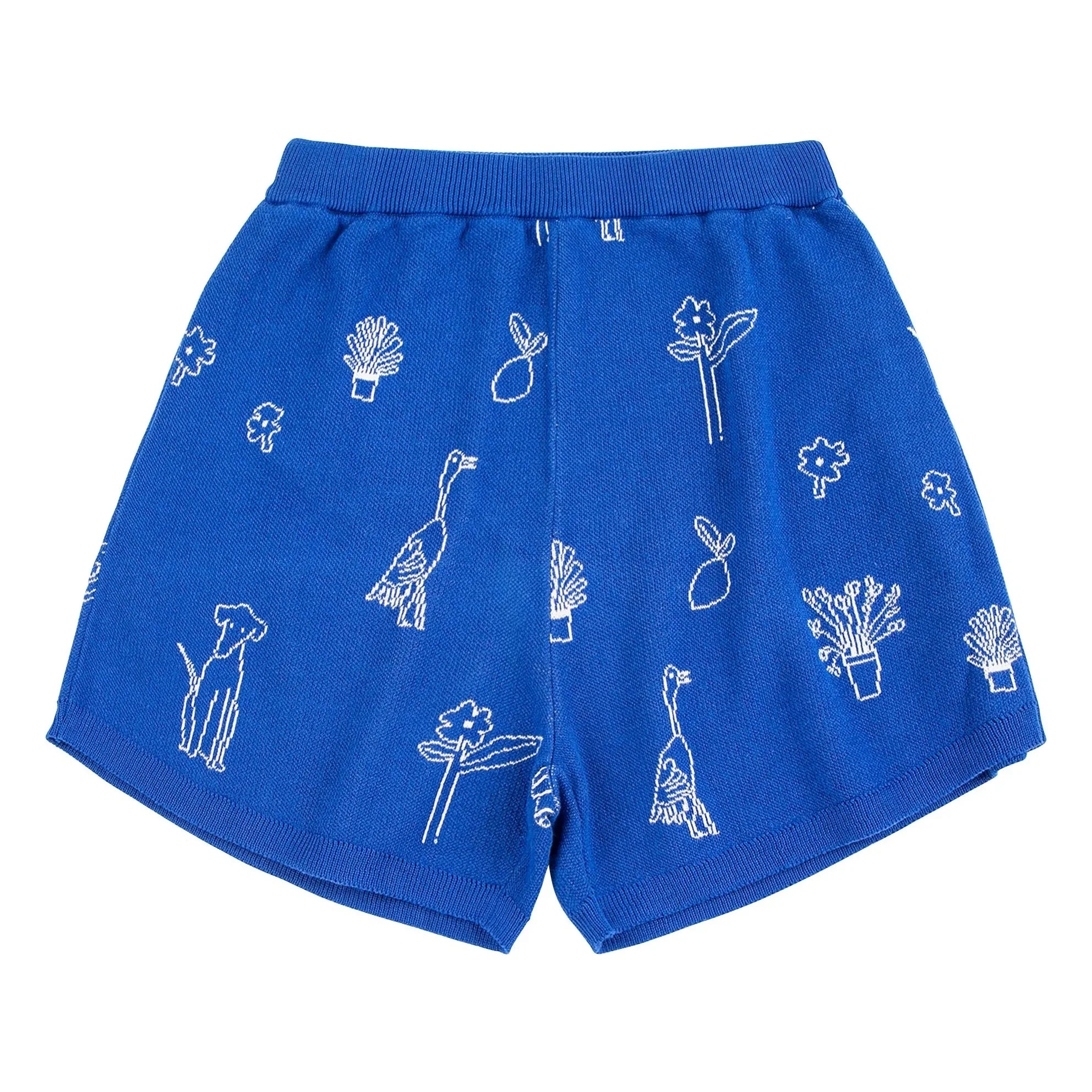 Bobo Choses – Summer Trip Shorts aus Bio-Baumwolle | Blau