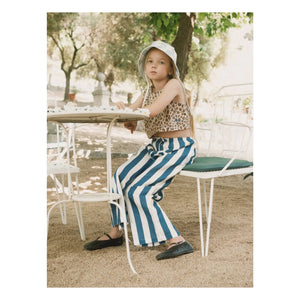 Tinycottons - Blaue Gestreifte Hose | Blau