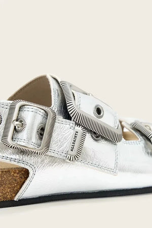 AllSaints kadın deri sandalet Staffa Sandal