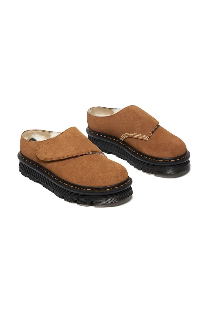 Dr. Martens ZebZag AnyWair Sıcak Astarlı Deri Mule Terlik