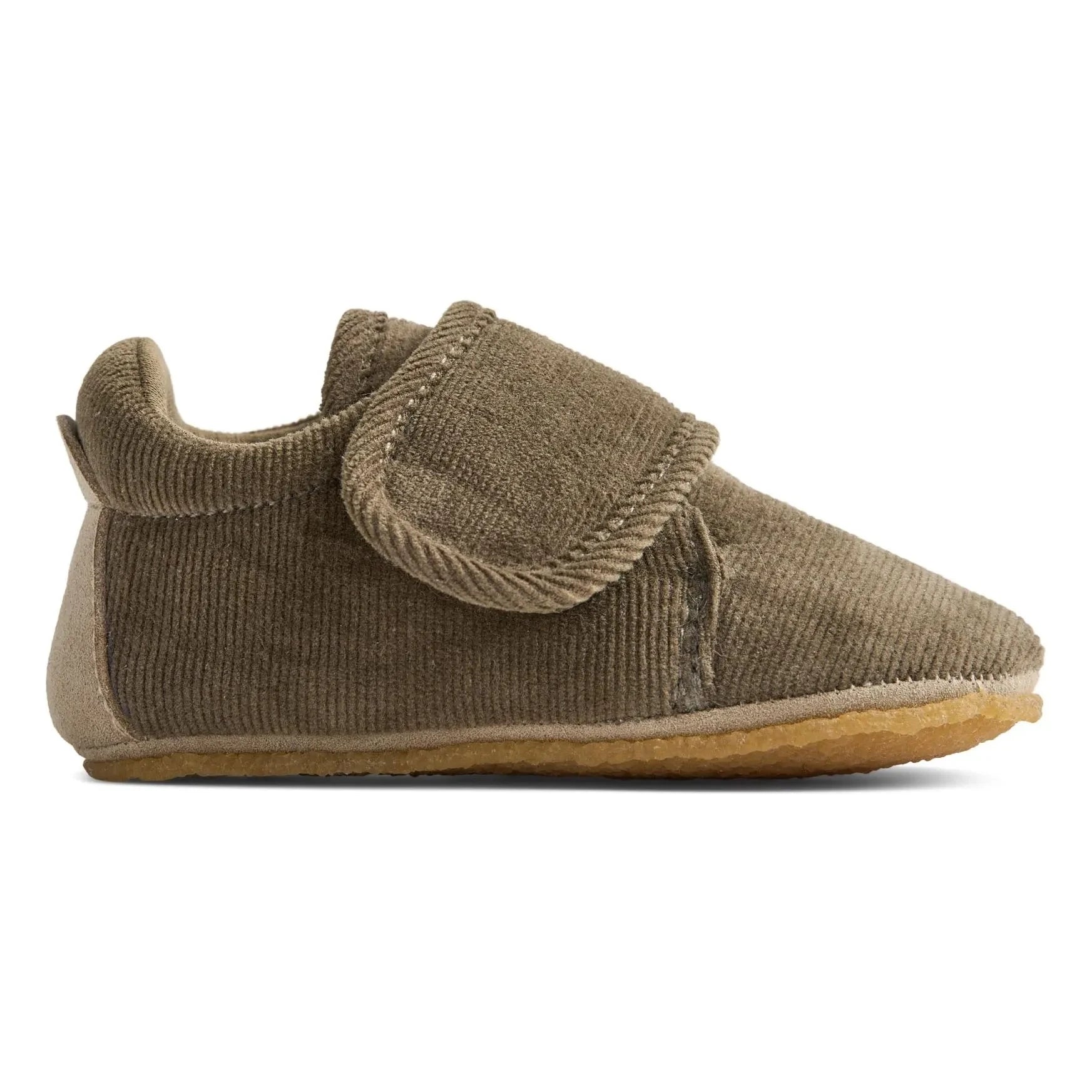 Wheat - Sasha Samt Pantoffel | Braun