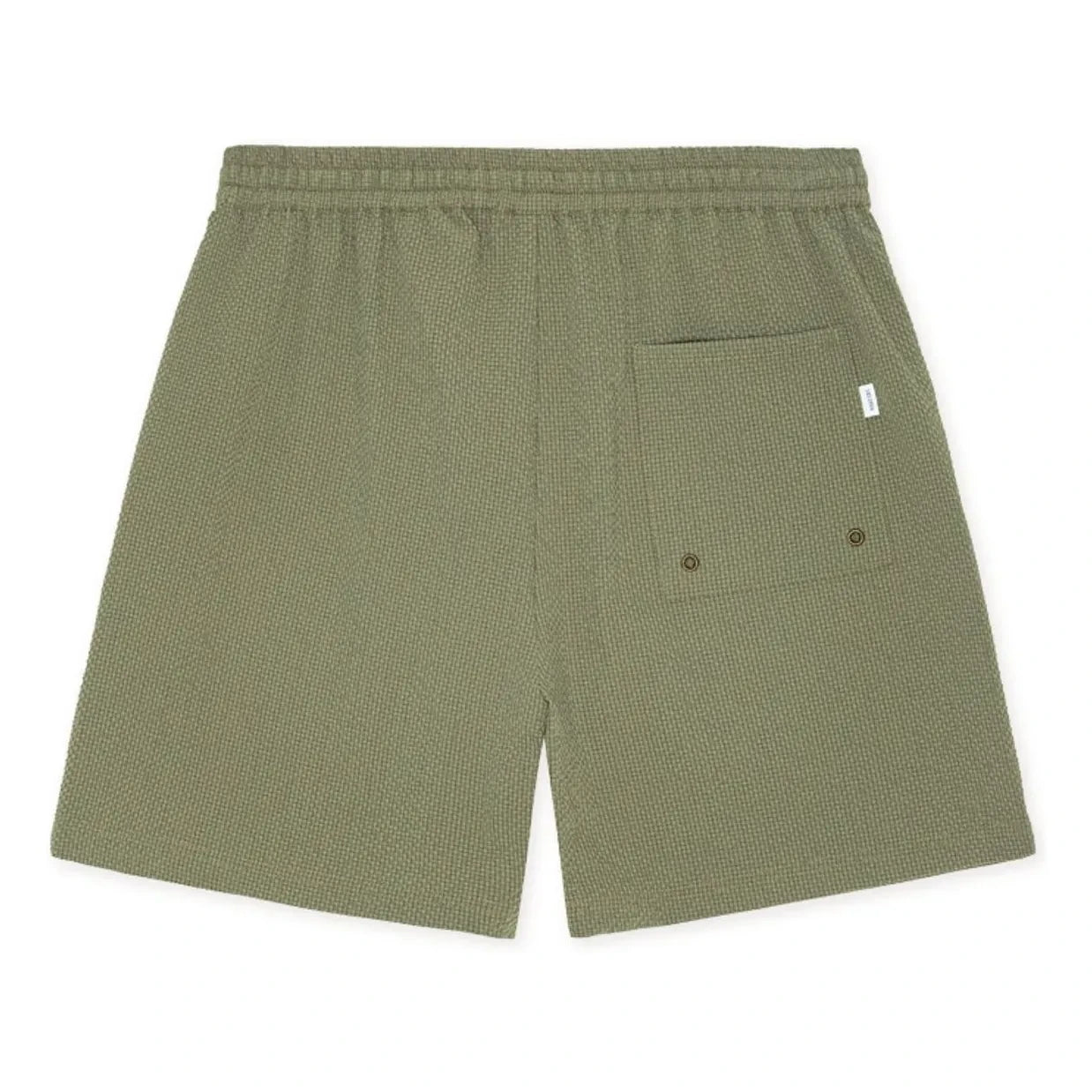 Les Deux - Stan Seersucker Badeshorts | Khaki