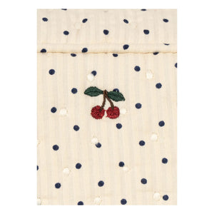 Konges Sløjd - Large Estate Dot Makeup Bag | White