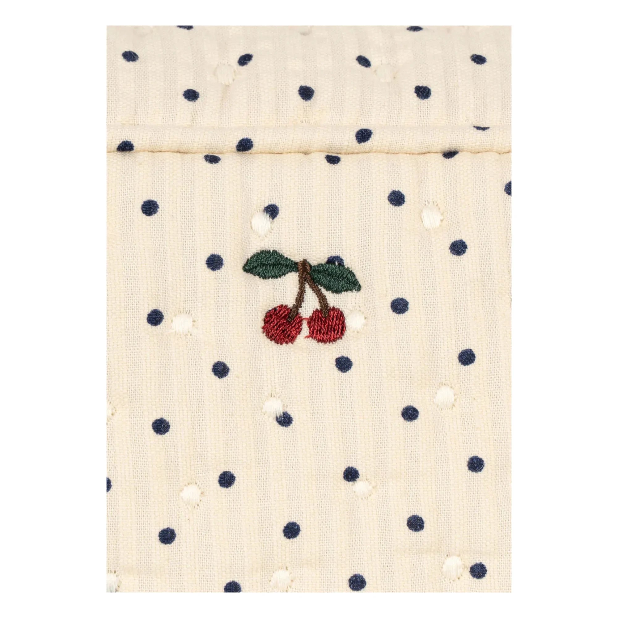 Konges Sløjd - Large Estate Dot Makeup Bag | White