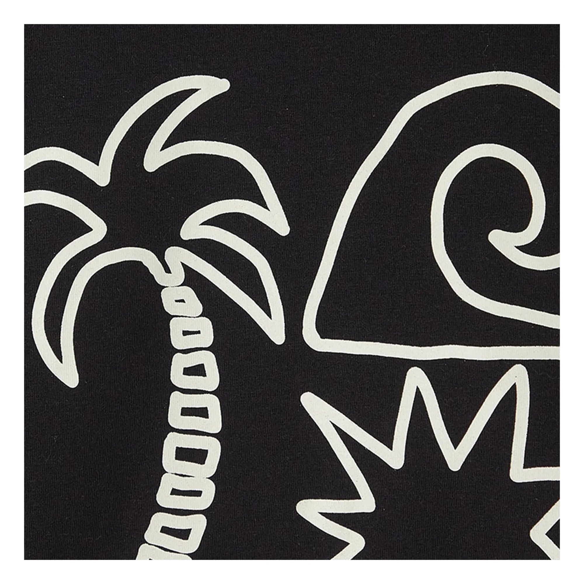 Fabula - Palm tree T-shirt | Siyah