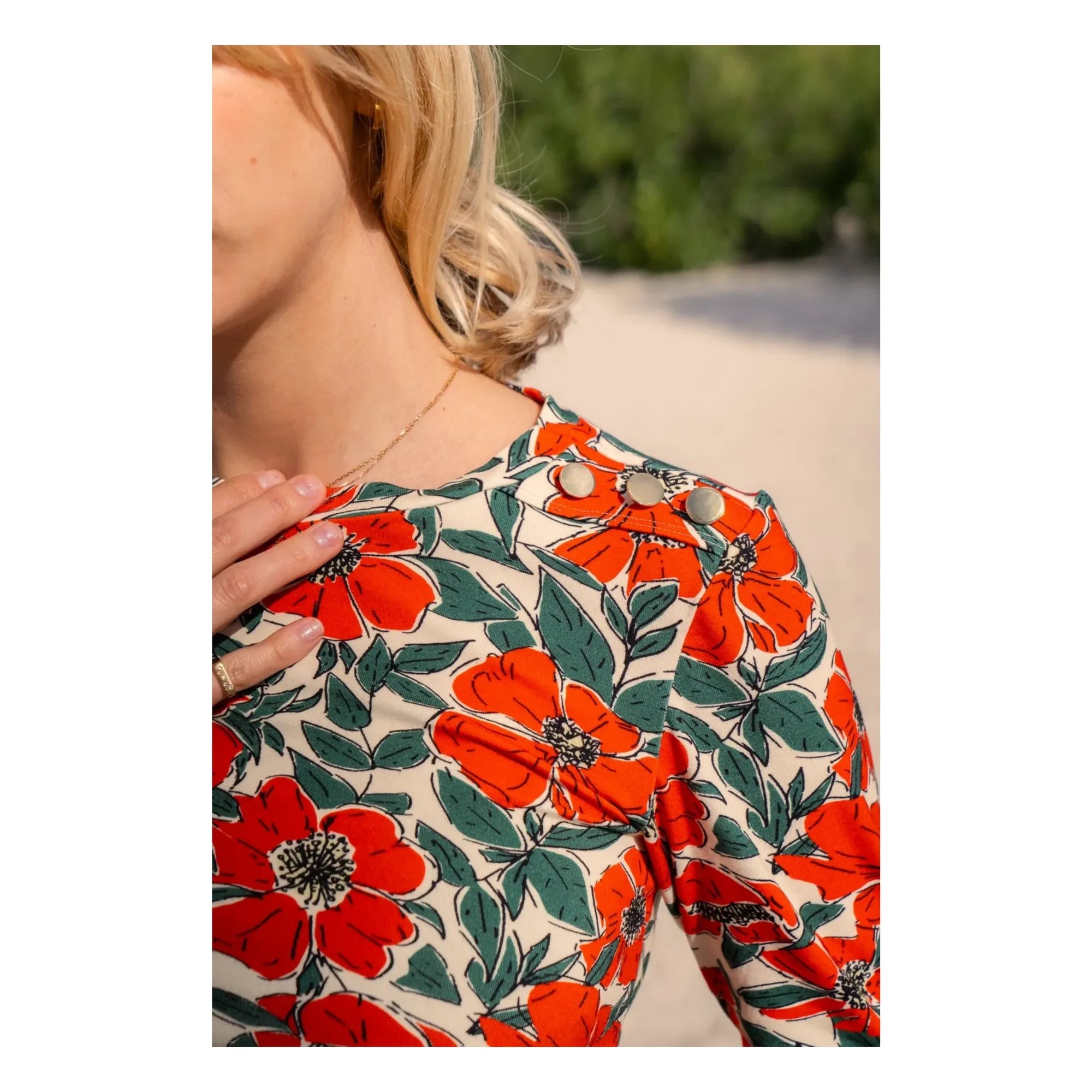 Paloma Collection - Mona Poppy Hamilelik Üstü | Kırmızı