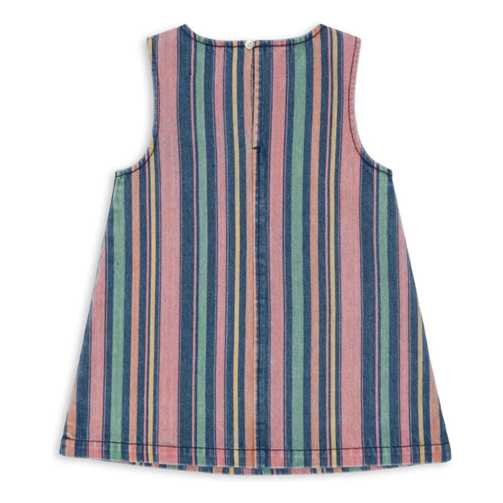 Konges Sløjd - Striped Organic Cotton Magot Dress | Blue