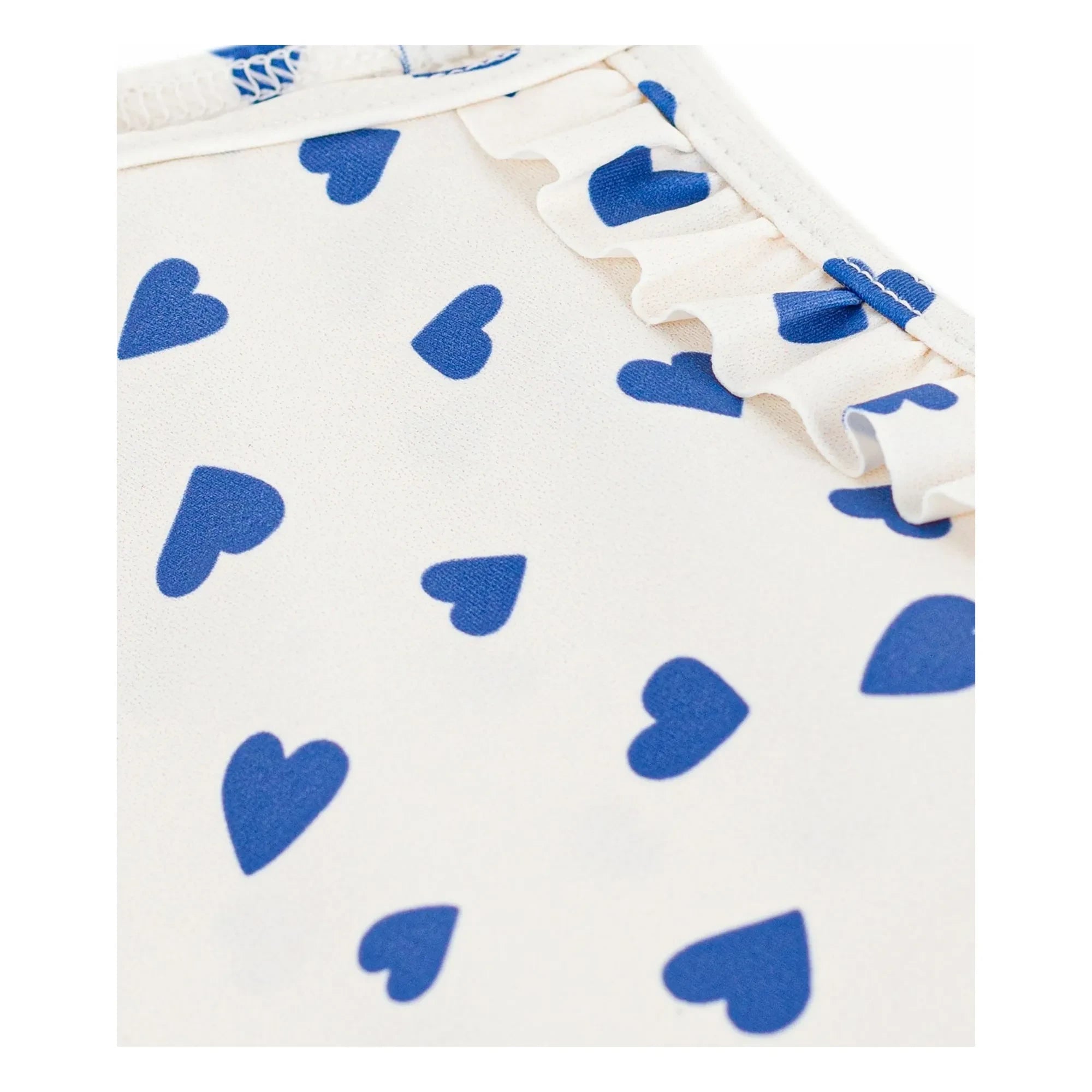 Petit Bateau - Cœurs Mayo | Beyaz