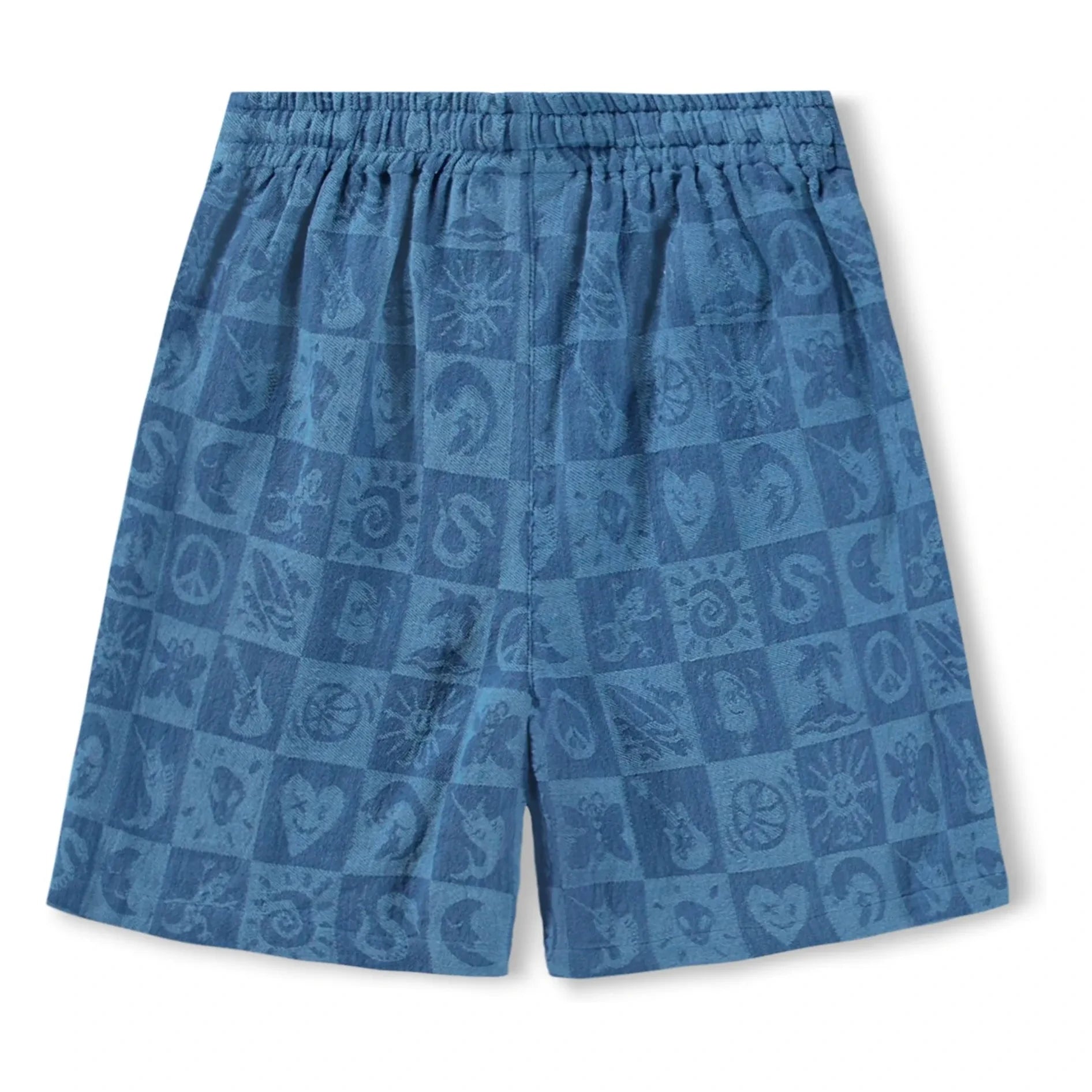 Molo - Arto Damier Kısa Şort | Mavi