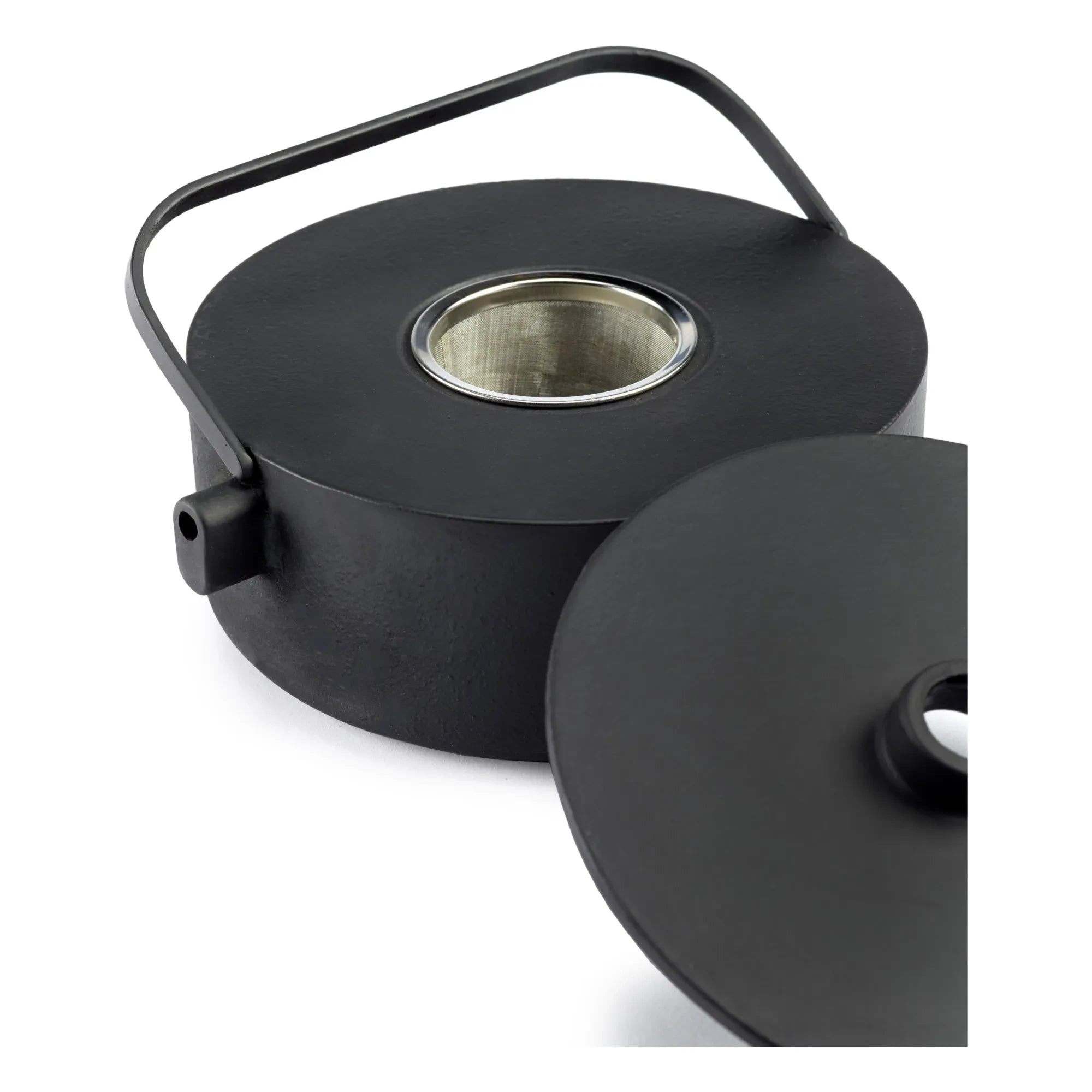 Serax - Collage Teekanne aus Gusseisen - 1,2 L | Schwarz