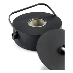 Serax - Collage Teekanne aus Gusseisen - 1,2 L | Schwarz