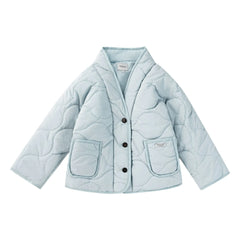 Donsje - Tessane Quilted Coat | Light Blue