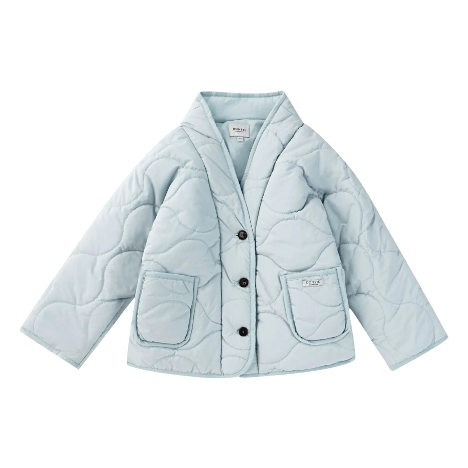 Donsje - Tessane Quilted Coat | Light Blue