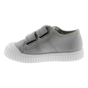 Victoria - Tiras Lona Cırt Cırtlı Sneakers | Gri