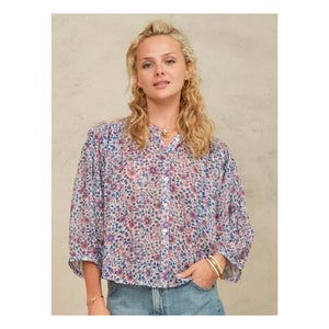 M.A.B.E. - Della Cotton Blouse | Pink