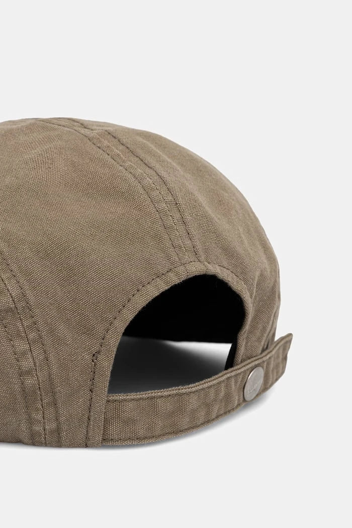 AllSaints ayarlanabilir genişlikli, çıtçıtlı erkek pamuk şapka