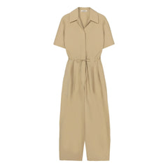 Cordera - Baumwoll-Jumpsuit | Beige