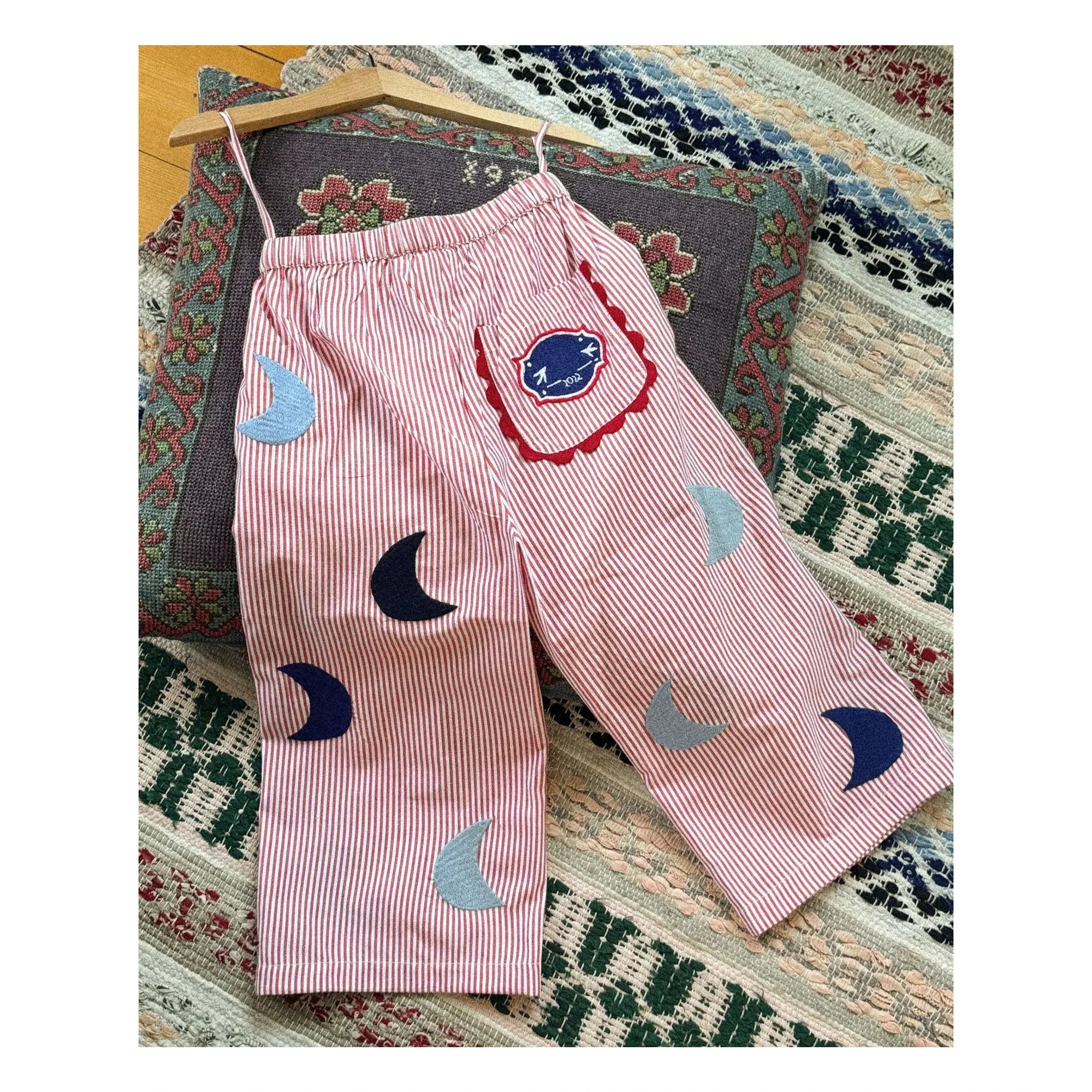 SISSEL EDELBO - Gestreifte Saxo Hose - Kinderkollektion | Rot