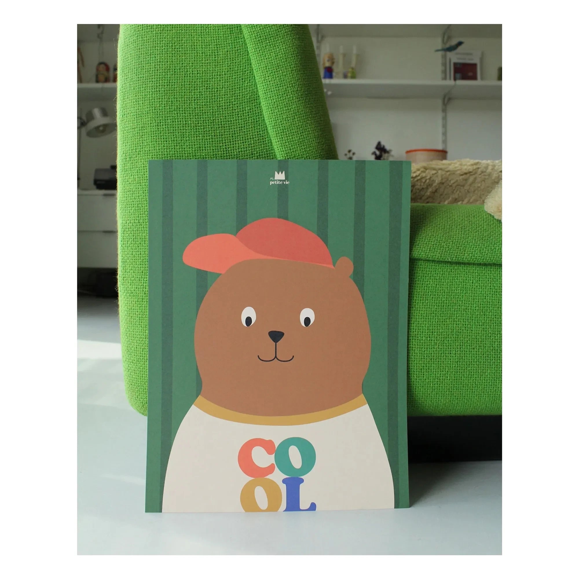 Ma petite vie - Stylish Bear Poster