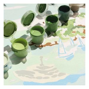 La Petite Épicerie – Malen-nach-Zahlen-Set – Balade dans les Calanques by Sabina Fenn