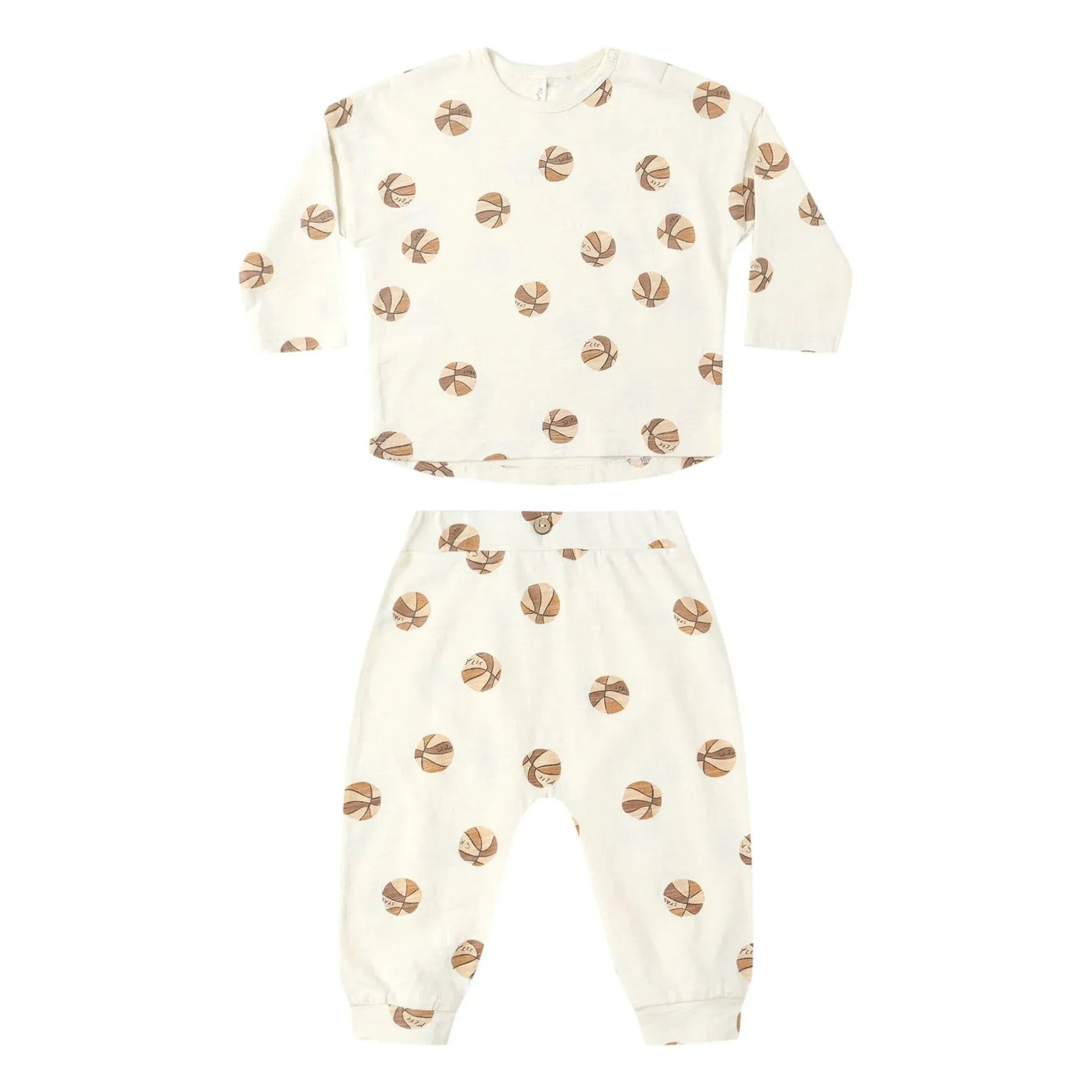 Rylee + Cru - Basketball T-Shirt and Pants Set | Ivory