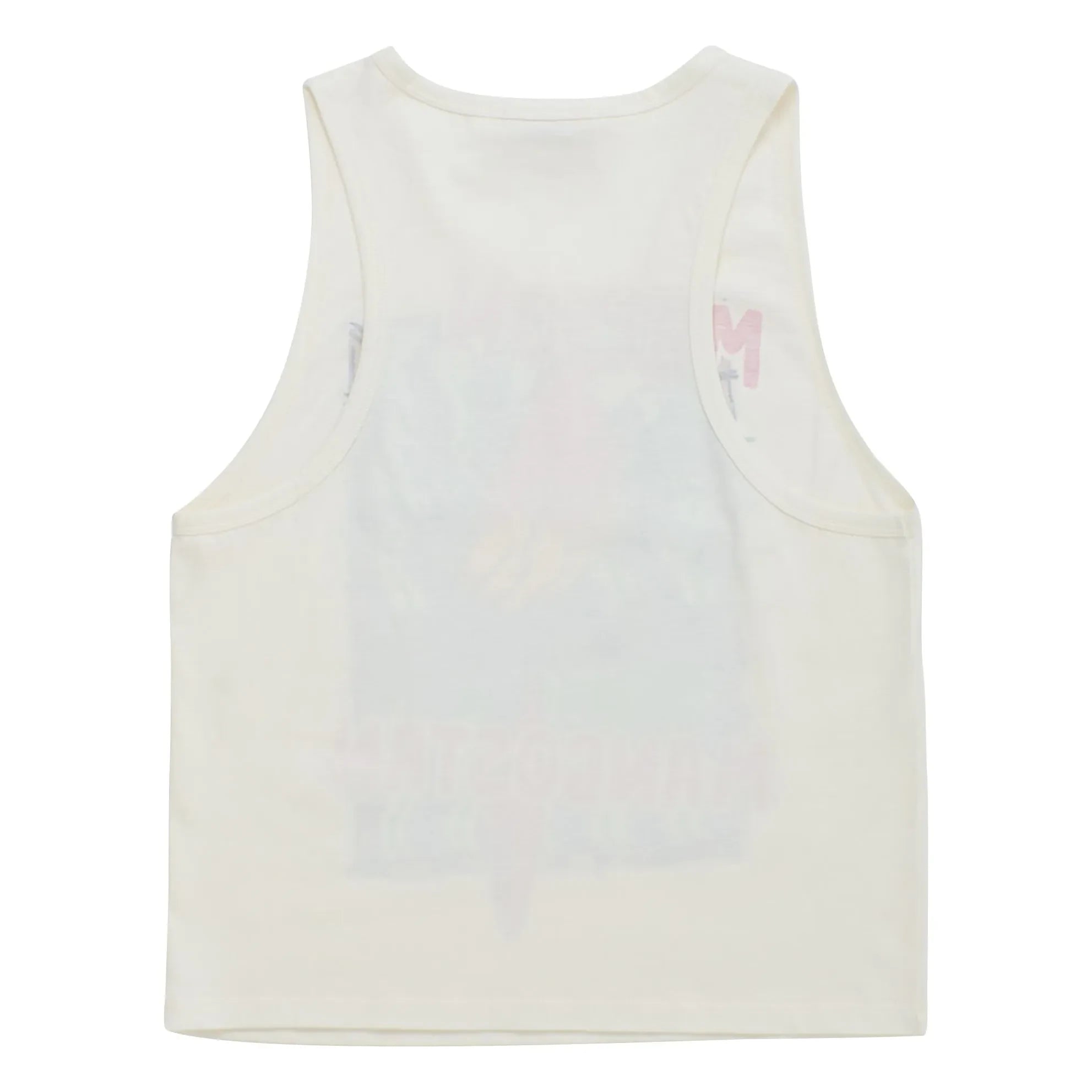 Maison Mangostan - Parrot strappy top | White