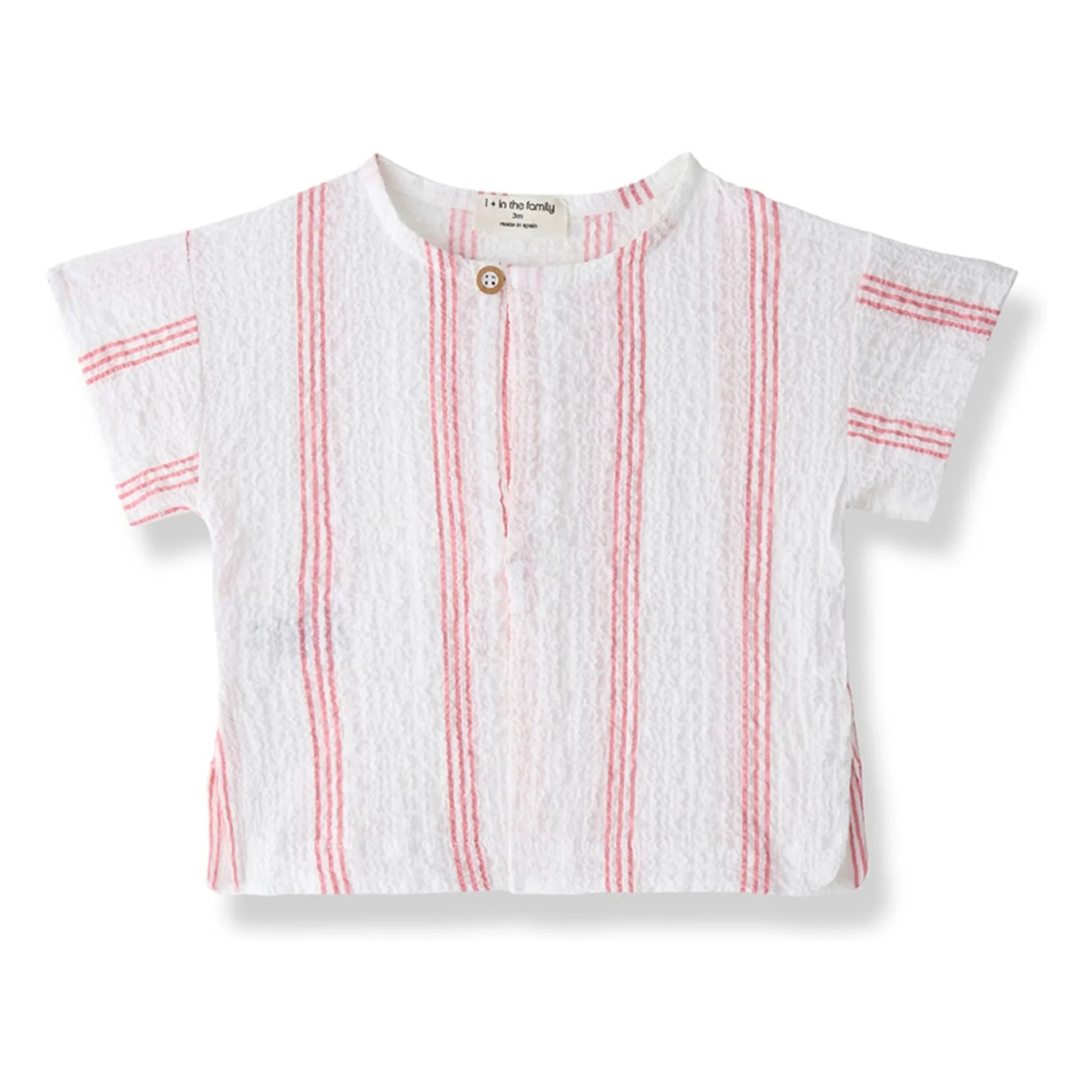 1+ in the family - Gestreiftes Portlligat T-Shirt | Puder
