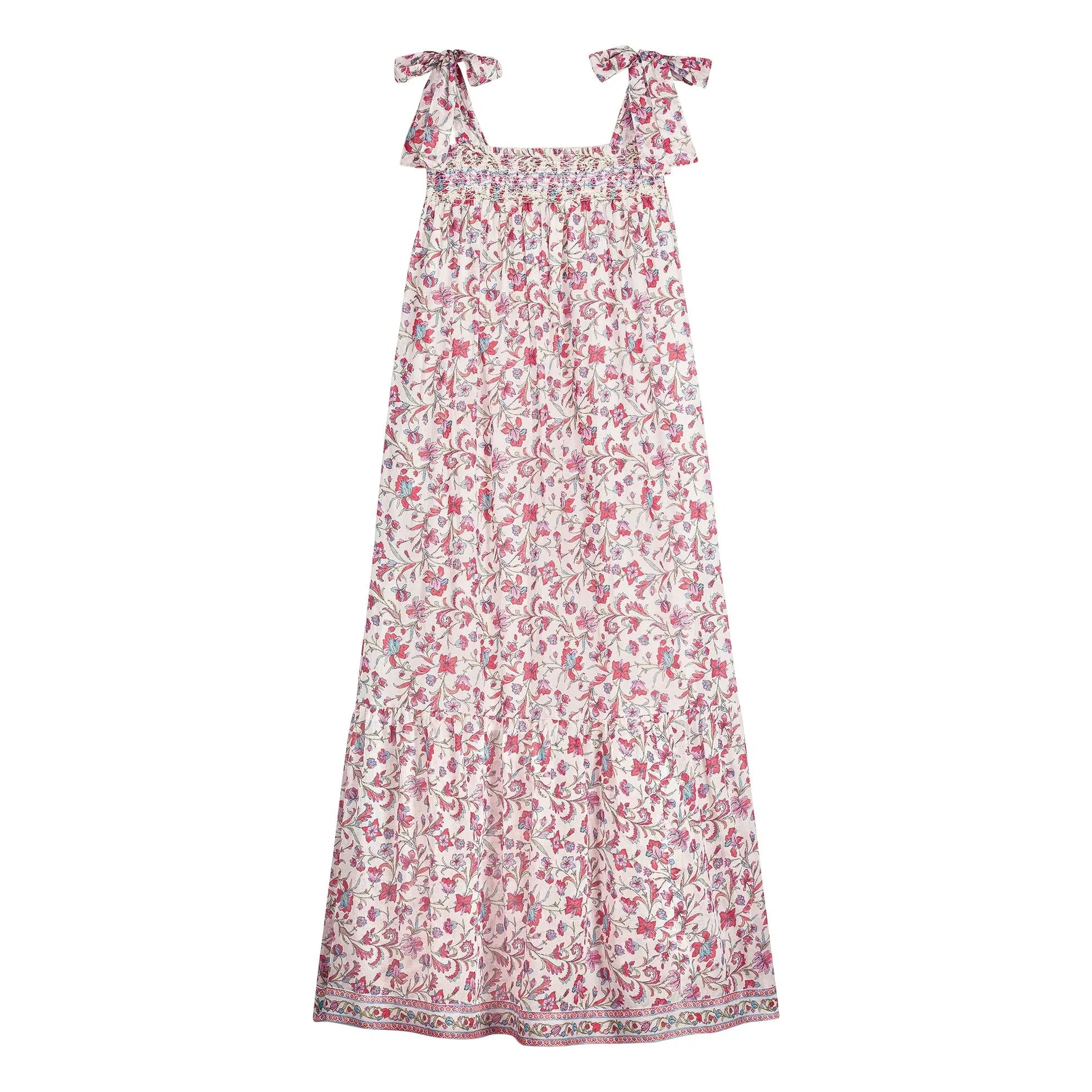 Louise Misha - Marcelette organic cotton dress | Pink