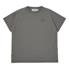 Main Story – Übergroßes T-Shirt aus Bio-Baumwolle | Dunkelgrau