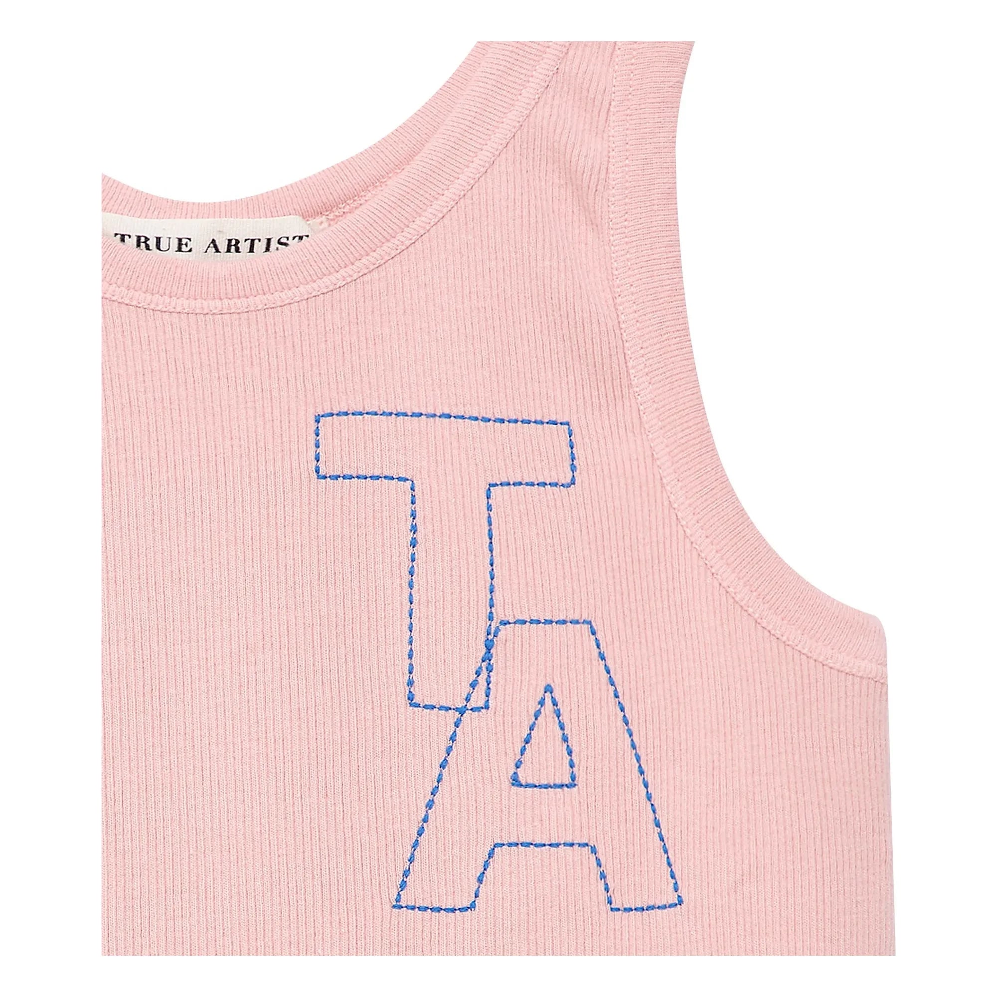 True Artist - Ribbed strap top N°20 | Pale Pink
