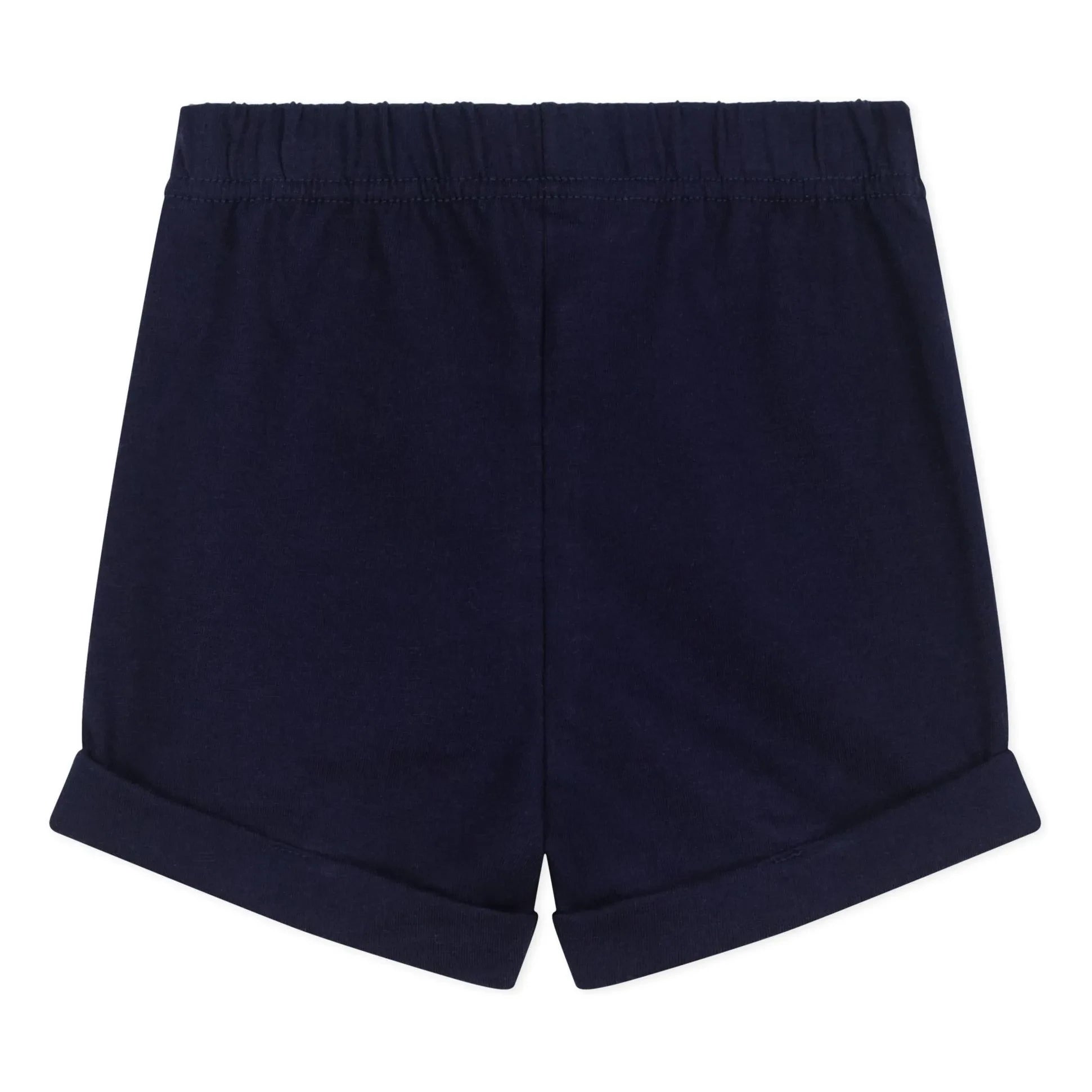 Petit Bateau – Shorts aus Bio-Baumwoll-Fleece | Nachtblau