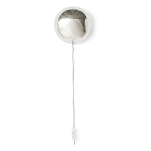 HKliving - Orb duvar lambası | Krom