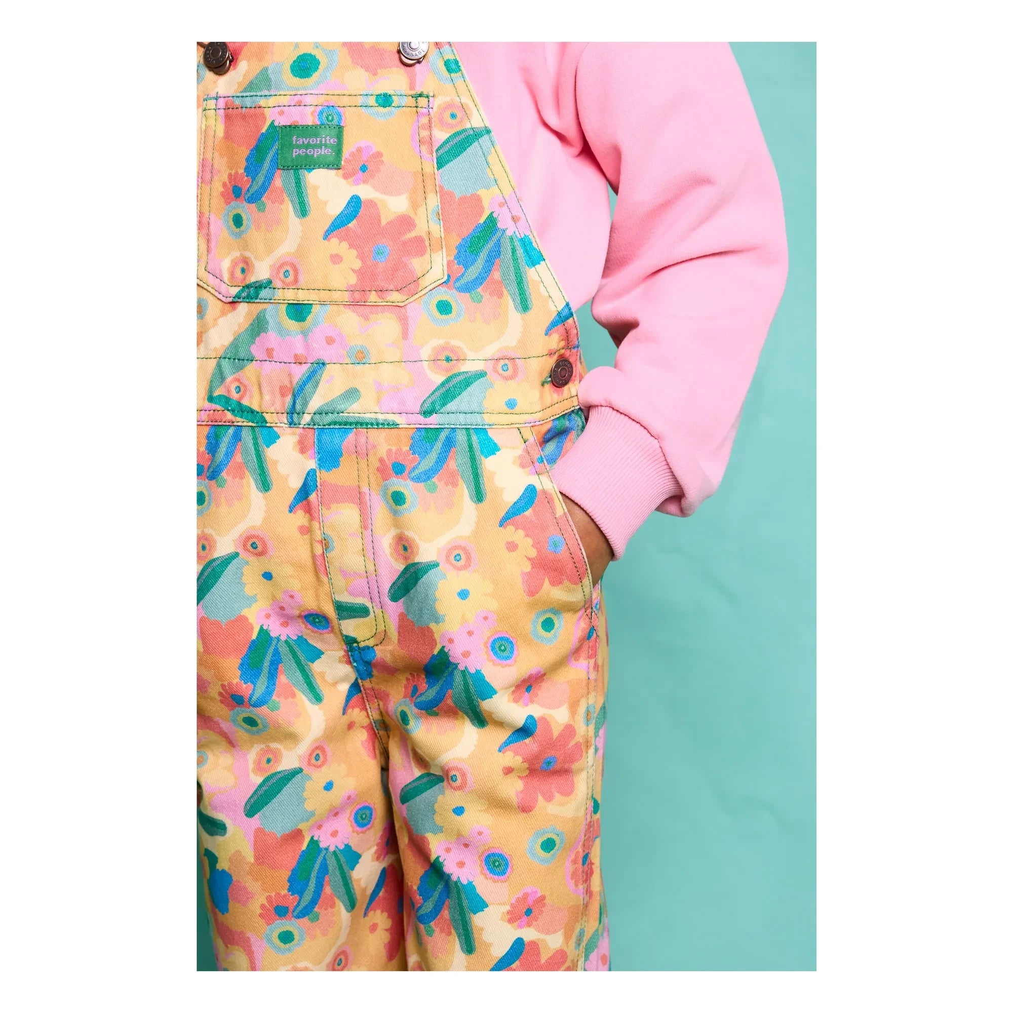 Favorite People - Floral Toscana Romper | Orange