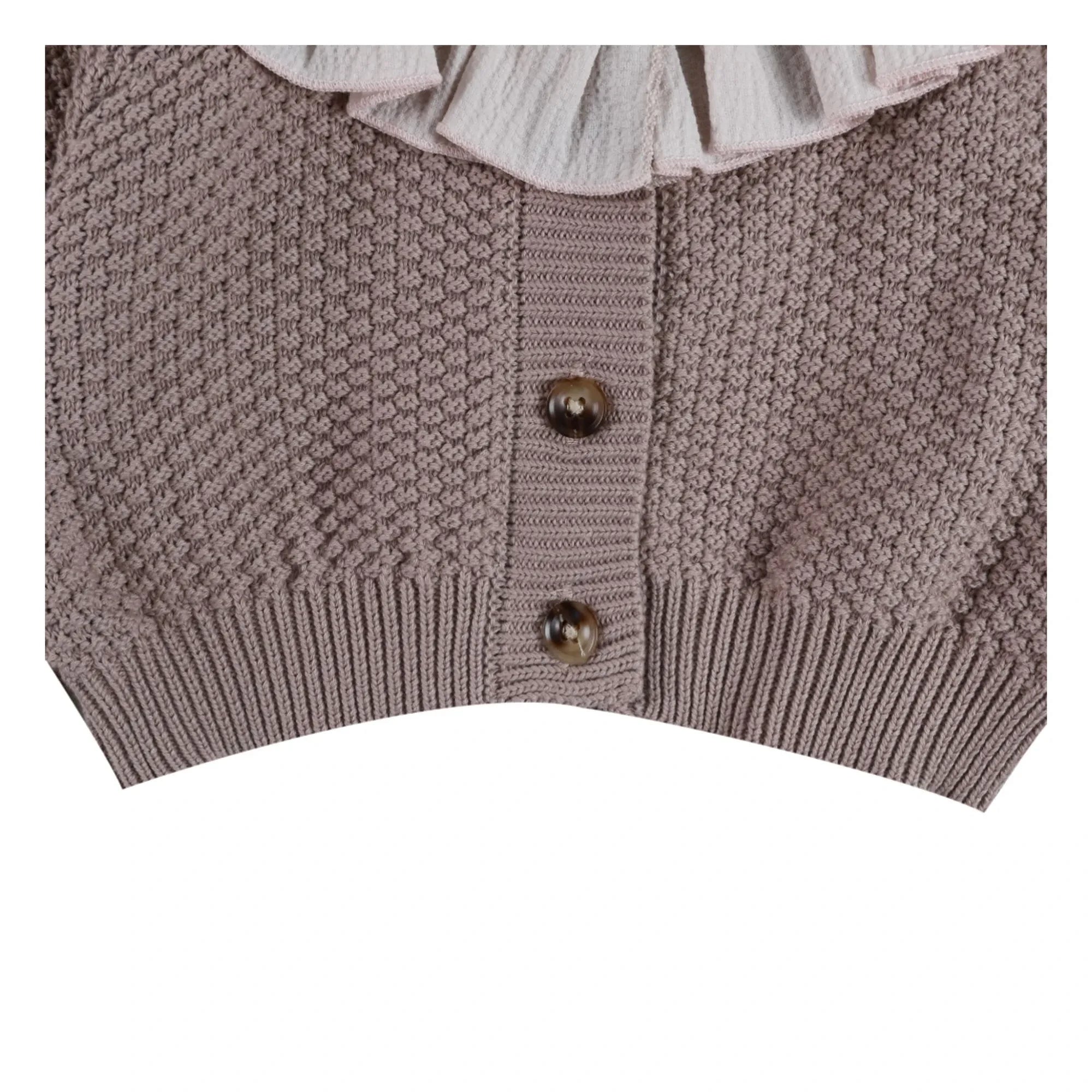 Donsje - Veertje Cardigan | Brown
