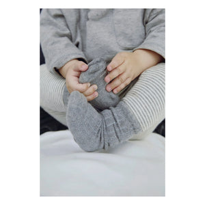 Gray Label - 2 Çift Organik Pamuklu Çorap Seti | Heather grey