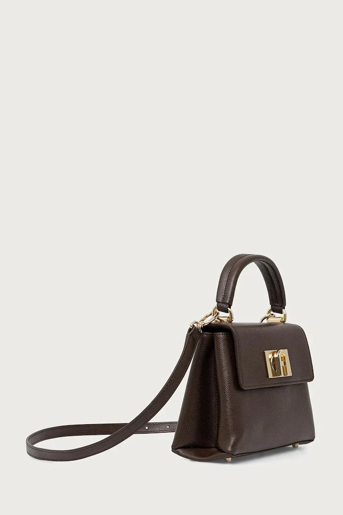Furla kadın deri crossbody çanta 1927 Mini Top Handle