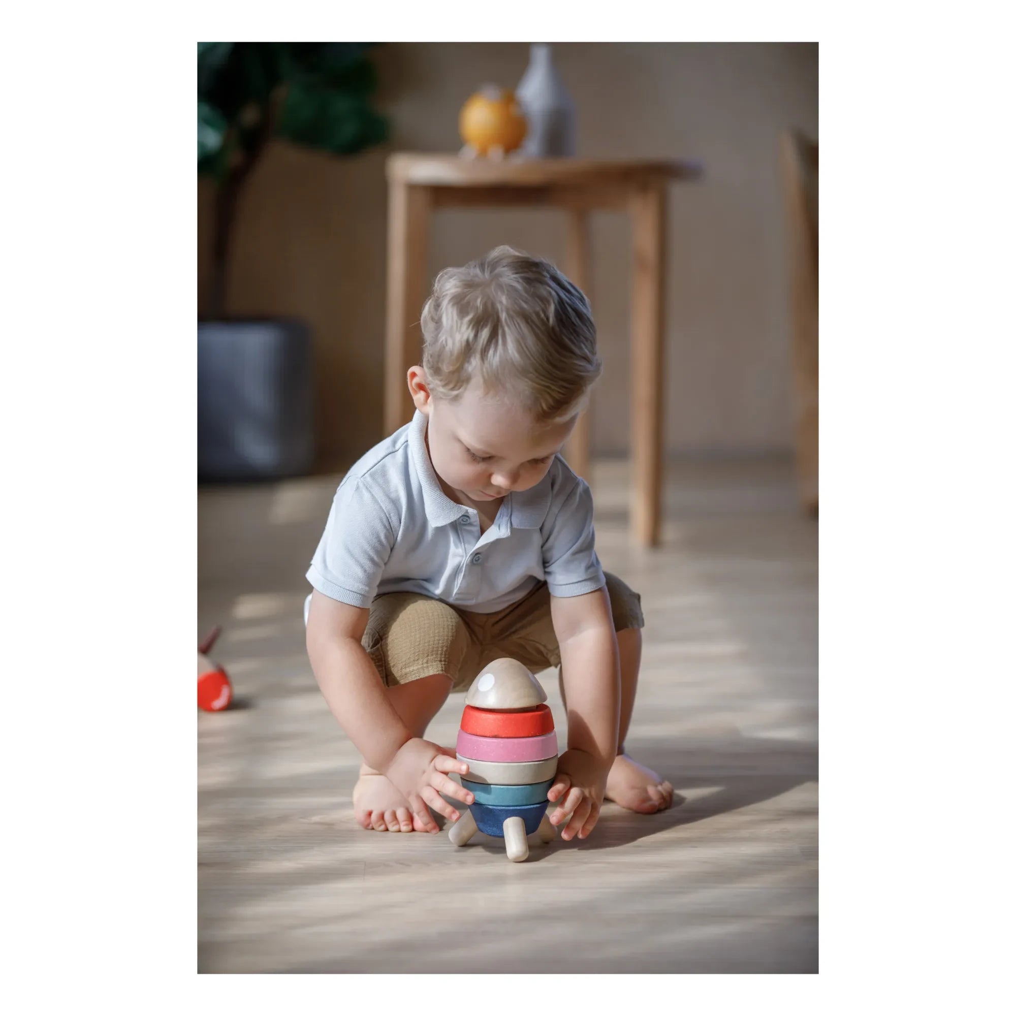Plan Toys - Tendresse Stacking Rocket