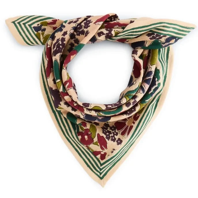 Apaches - Manika Fleuri Small Scarf | Green