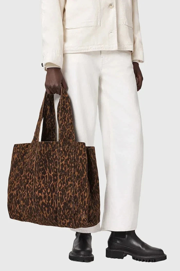 AllSaints IZZY kadın deri tote çanta