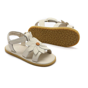 Donsje - Iles Fields Daisy Deri Sandaletler | Krem