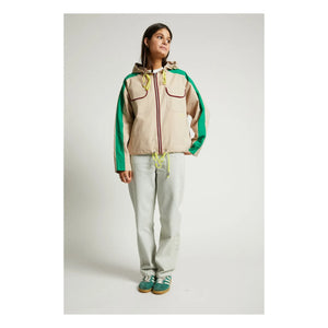 Indee - Colorblock Sunny ceket | Natural