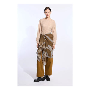 Mapoésie - Wave Wool Scarf | Mustard