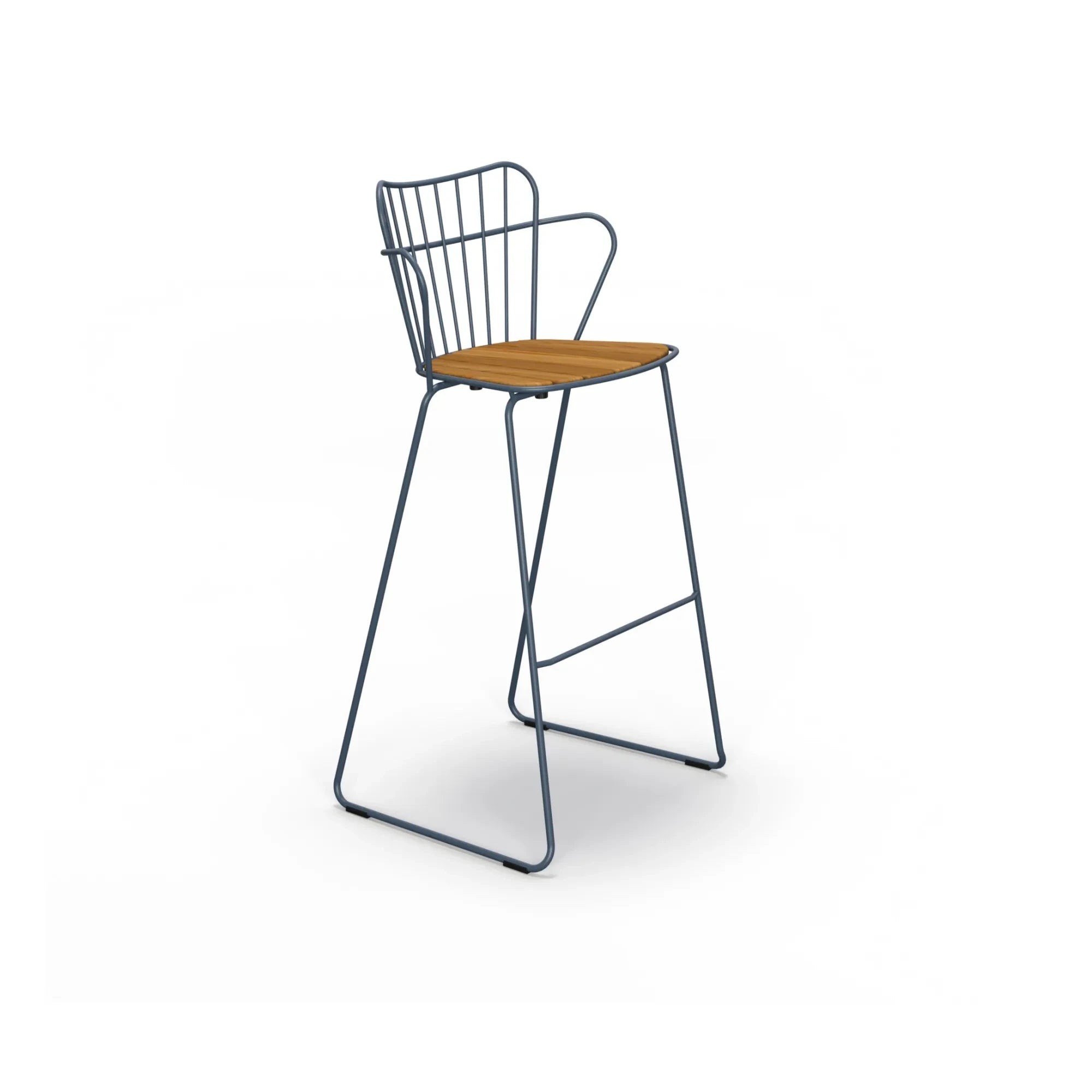 Houe - Paon Outdoor Bar Stool | Blue