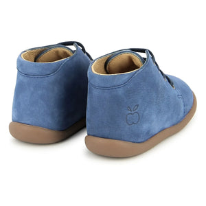 Pom d'Api - Ankle Nubuck Boots | Denim Blue
