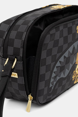 Sprayground - Gri Suni Deri Kozmetik Çantası 910B9005NSZ
