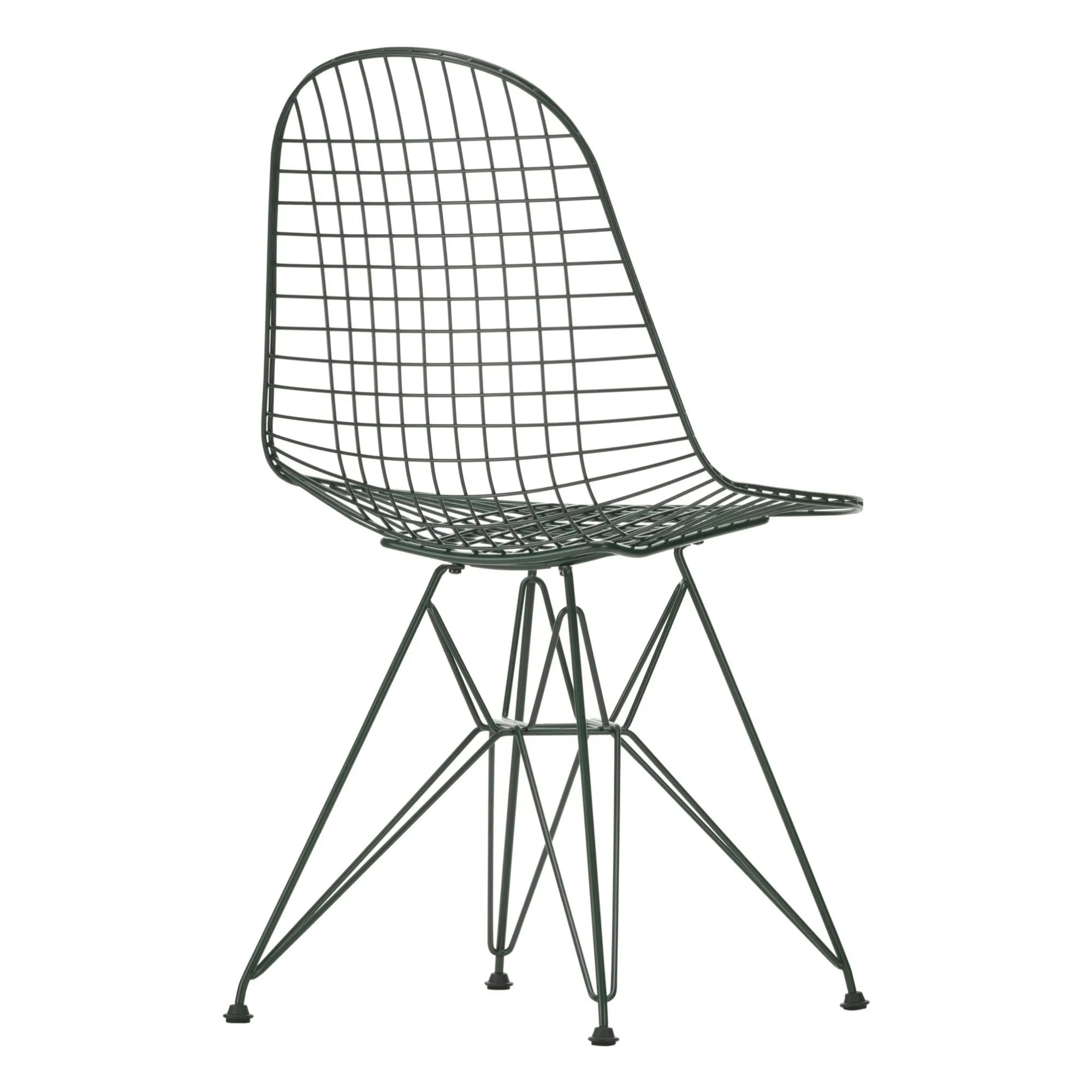 Vitra - DKR Wire Chair - Charles & Ray Eames | Koyu yeşil