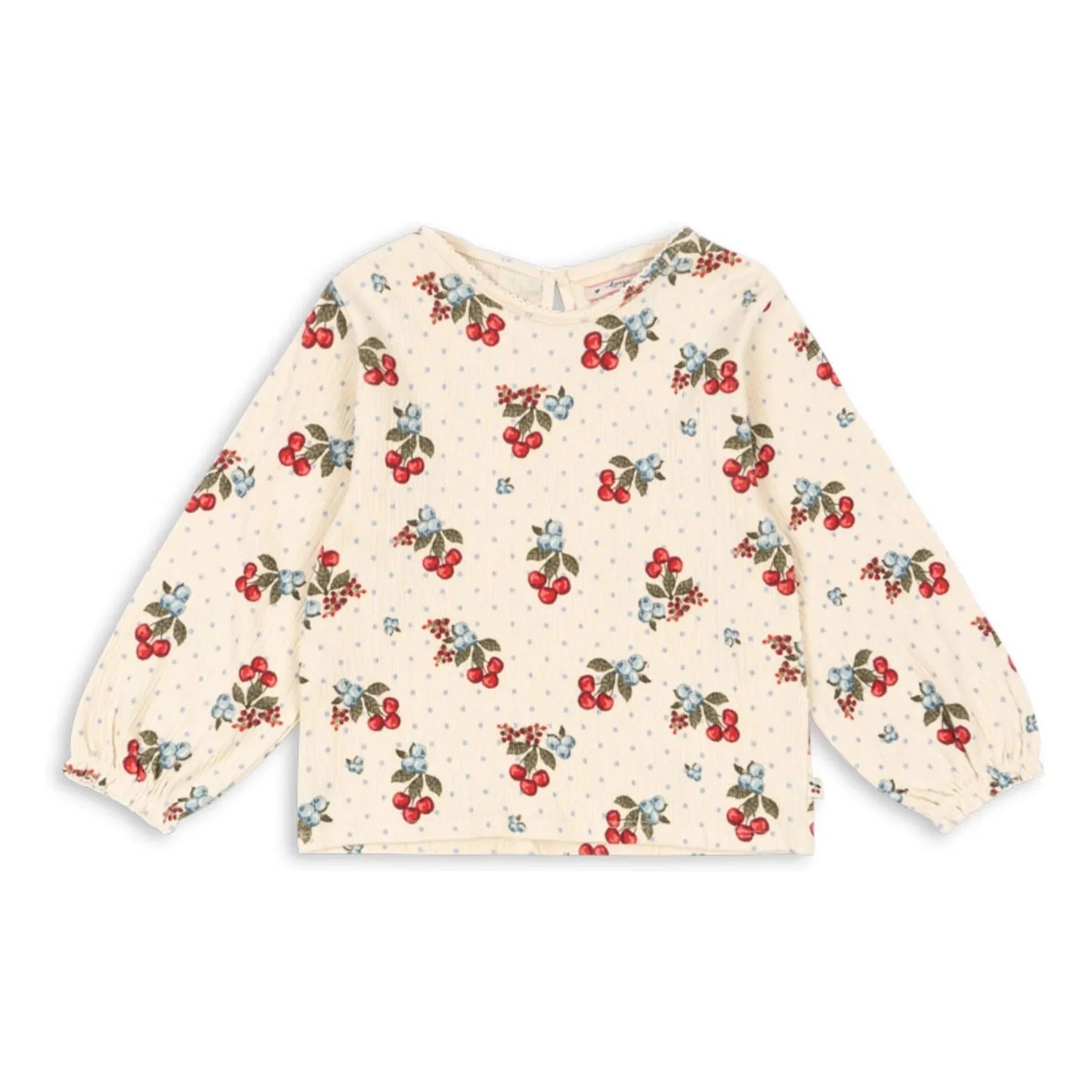 Konges Sløjd - Chleo Cerises Bio-Baumwollbluse | Beige