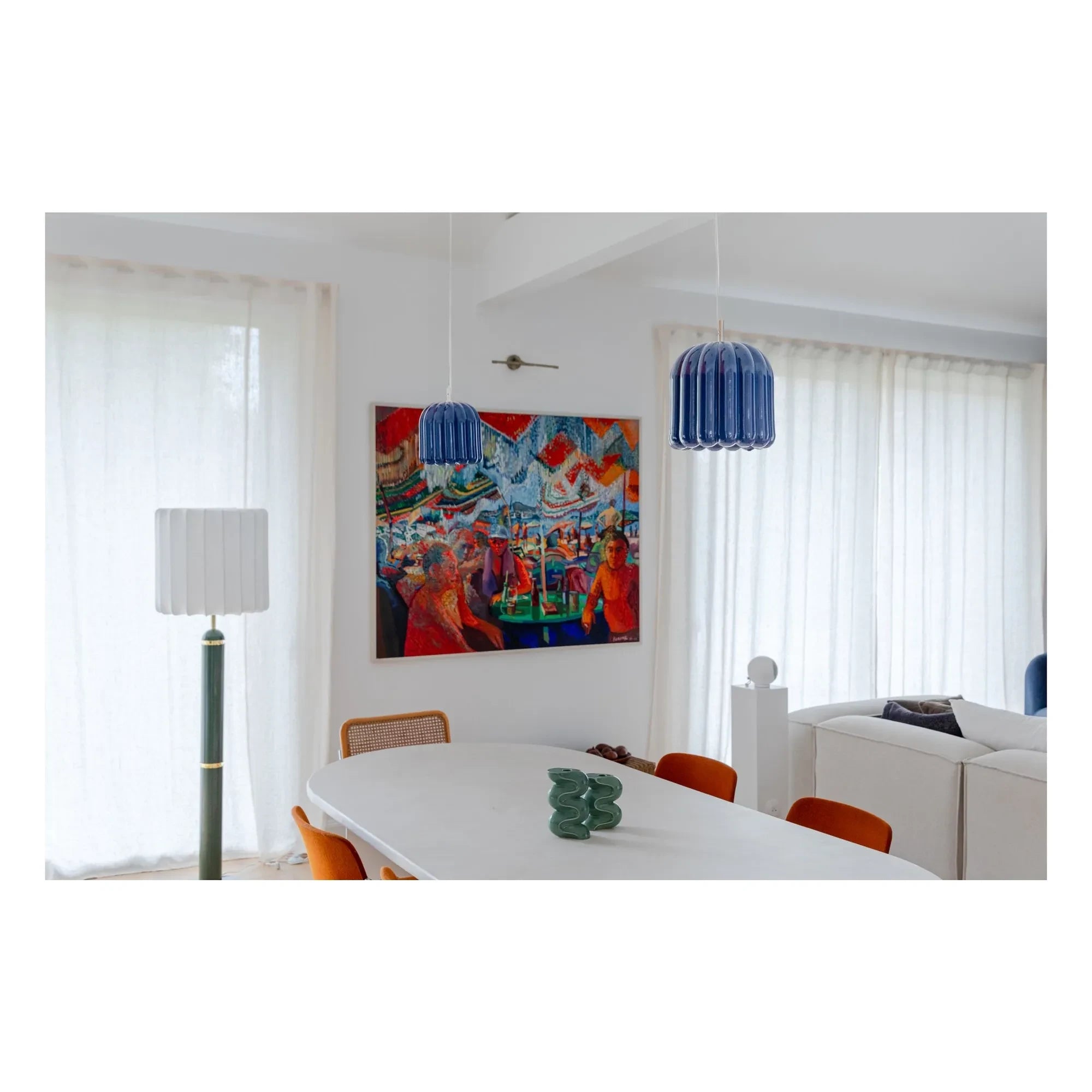 Cosin - Cinnamon Pendant Light | Midnight Blue