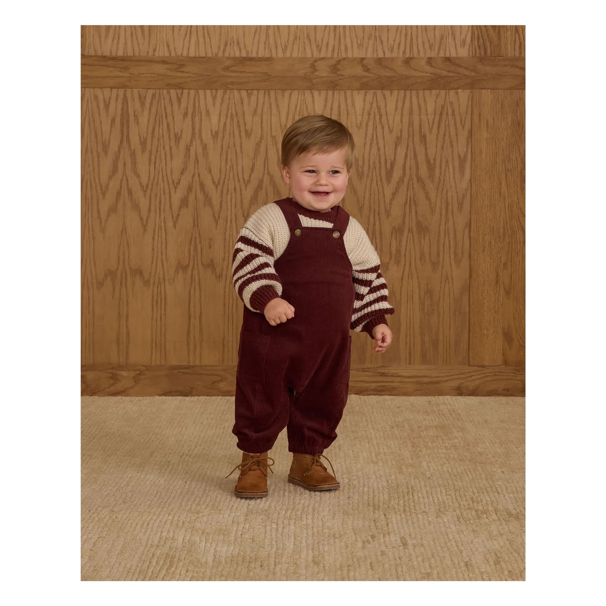 Rylee + Cru - Cargo-Mini-Overall | Burgund