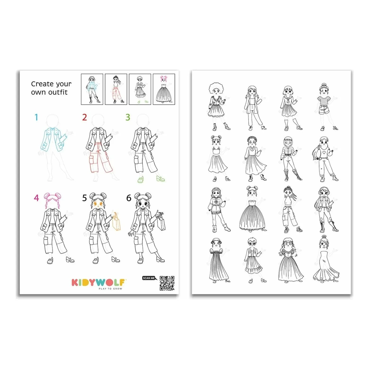 Kidywolf - Educational light tablets | Pink